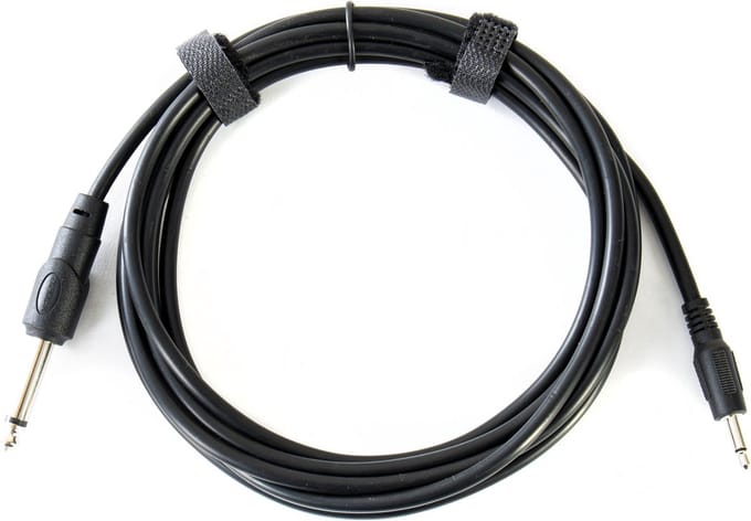 MUSIC STORE Patch-Adapterkabel 6,3/3,5 mm 3m Klinke / mono - Patchkabel