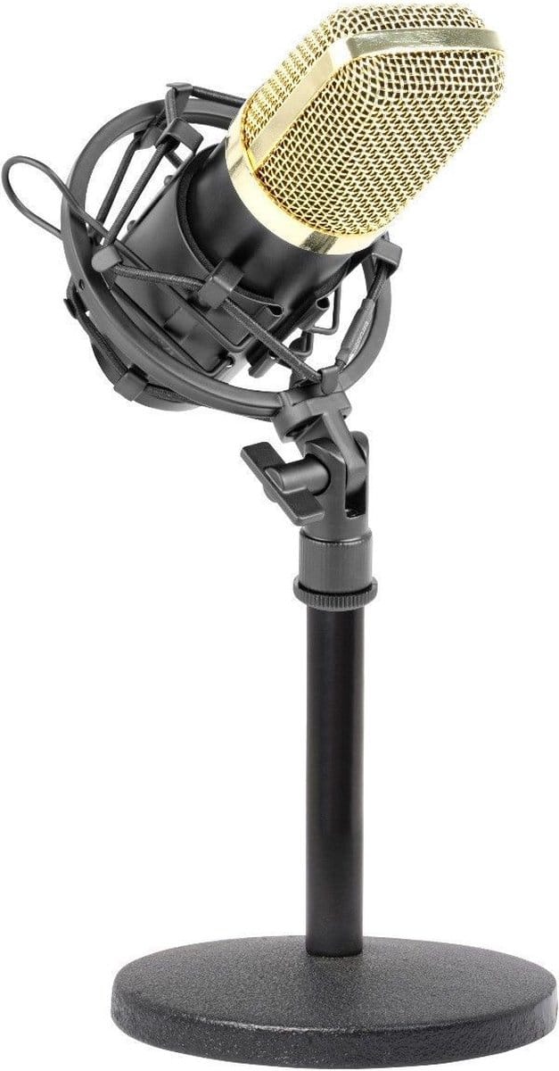 Studio microfoon - Vonyx CM400B - Incl. shockmount & tafelstandaard