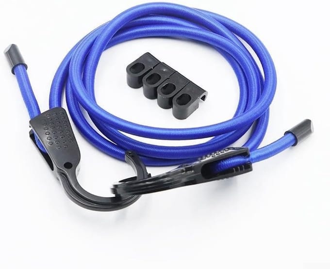 Bagage Spanbanden - Spanbanden Elastisch - Lading Zekeren - Intrekbaar Ontwerp - 3 Meter - Blauw