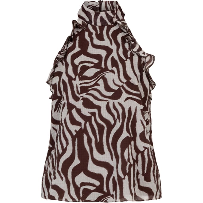 Dante 6 Galilee Printed Halter Top Tops Multicolor 261221