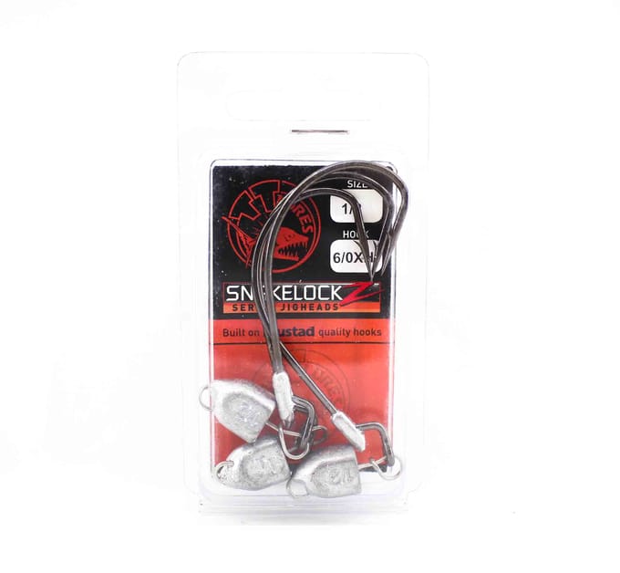 Tackle Tactics TT SnakelockZ jigkop 1/2 oz 6/0 XH 3/pak (6740)