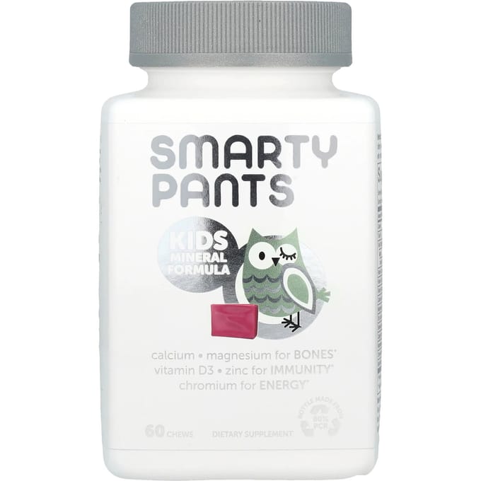 SmartyPants, Kinderen Mineraal Formule, Gemengde Bes, 60 Kauwtabletten
