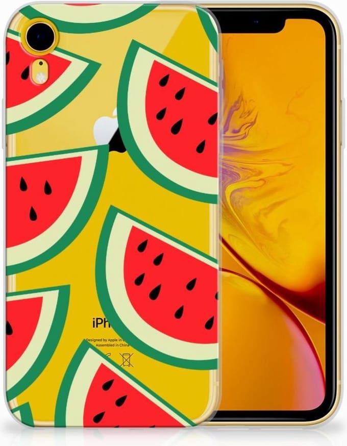 Apple iPhone Xr Siliconen Case Watermelons
