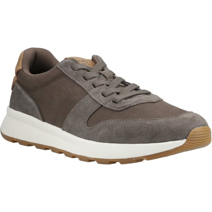 TOMS TRVL Lite Retro Leer Heren Olijf Trainers