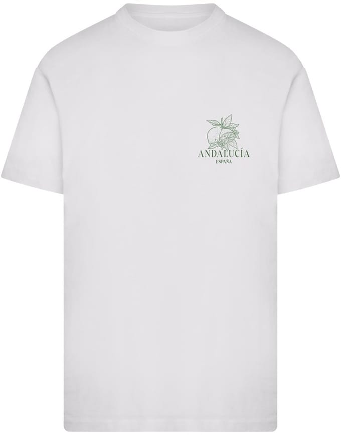 Mister Tee - Andalucia Espana Limon Fresco Heren Tshirt - XL - Wit
