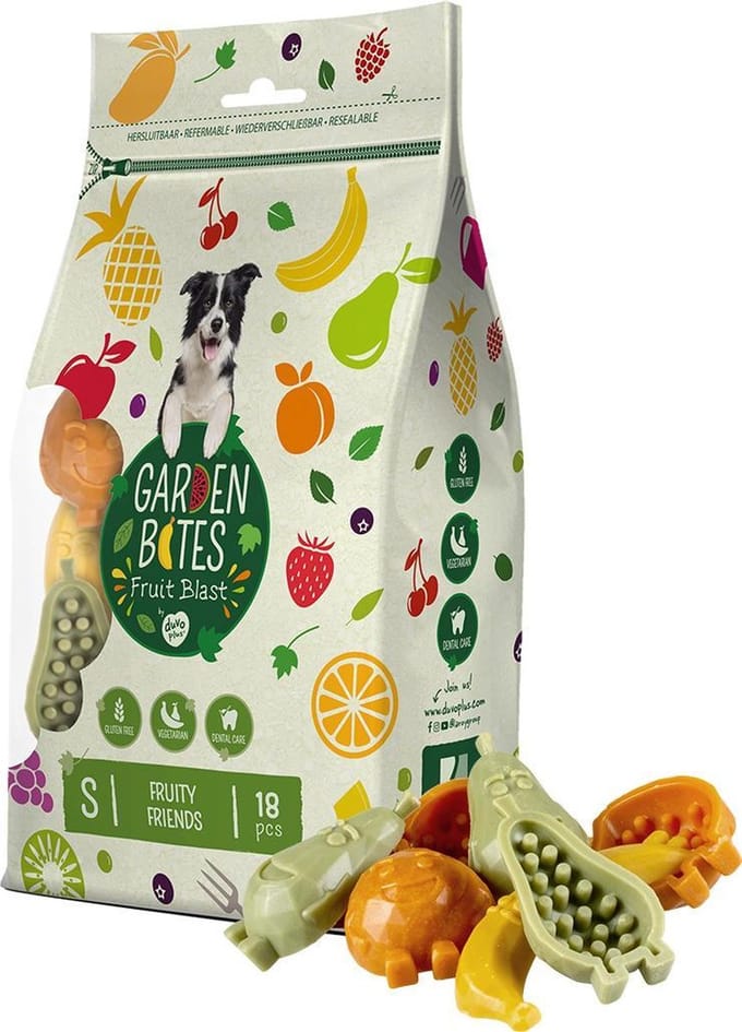 Duvo+ Garden Bites Fruity Friends Gemengde Kleuren 7Cm - 18Pc
