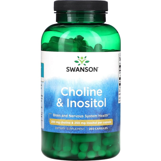Choline & Inositol, 250Mg, 250 Capsules