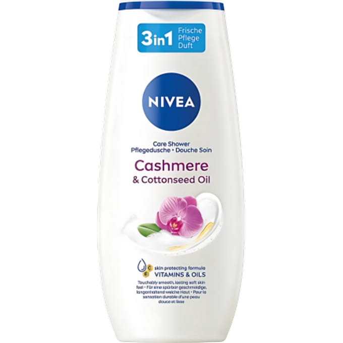 Nivea kasjmier & katoenzaad lichaamsshampoo - 250ml