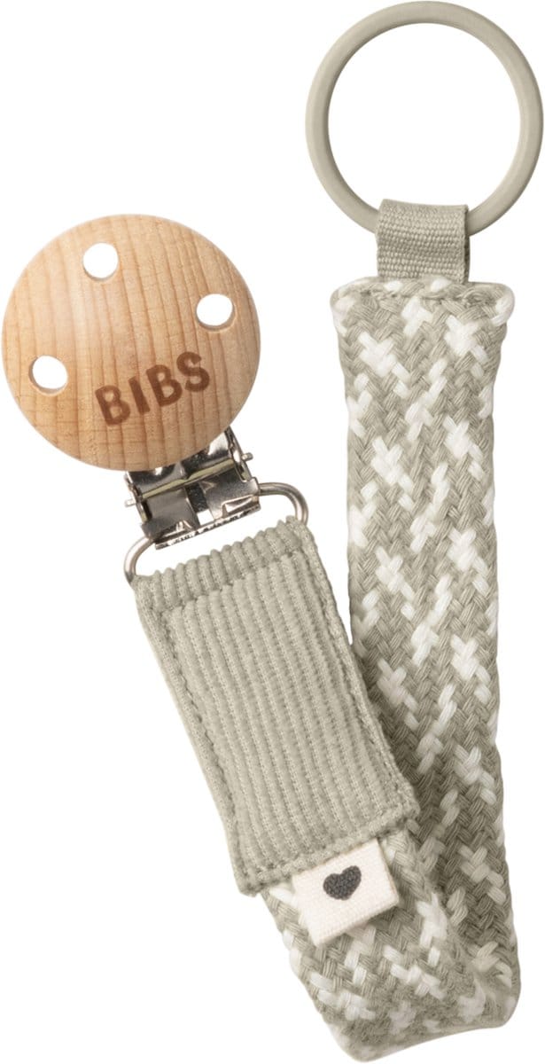 Bibs Speenkoord Paci Braid Sand/Ivory