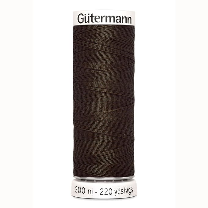 Gütermann Alles Naaigaren, Bruin  Nr. 021, 200 meter, Per stuk.
