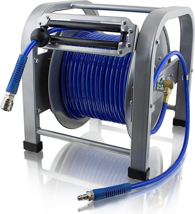 Persluchthaspel -  30m - blauw