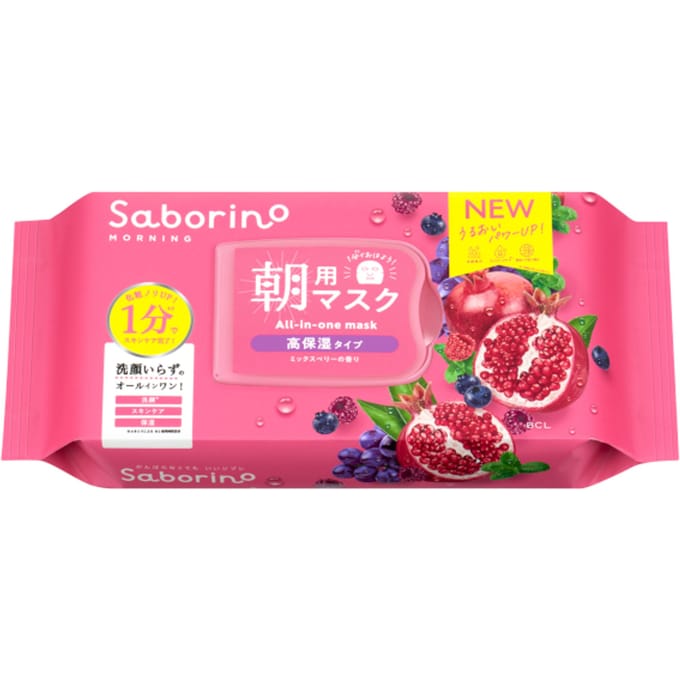 BCL - Saborino Morning Mask - 30pcs - Mixed Berries