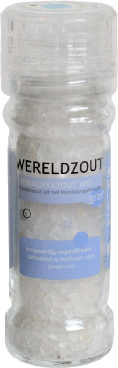 Esspo Wereldzout Himalayazout wit molen hervulbaar 105 Gram
