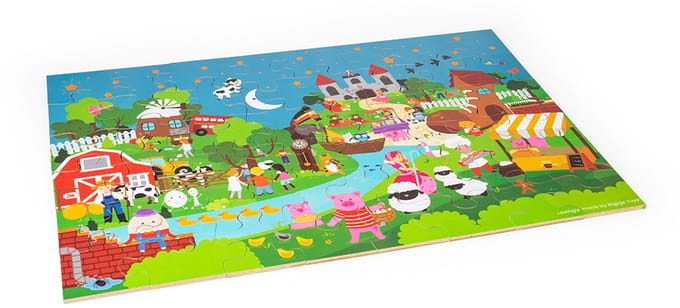 Bigjigs vloerpuzzel rijmpje