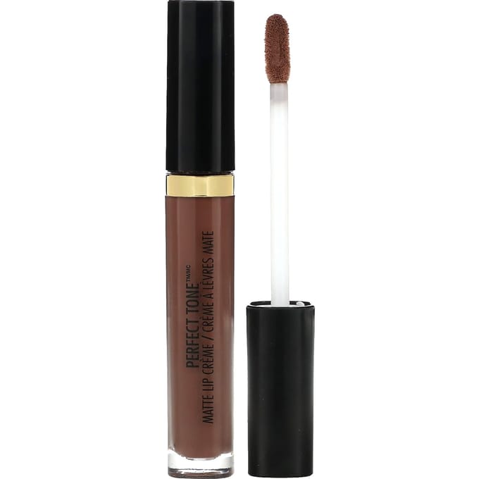 Perfecte Toon, Matte Lipcrème, 5405 Notenbruin, 5,1 ml (0.17 fl oz) black