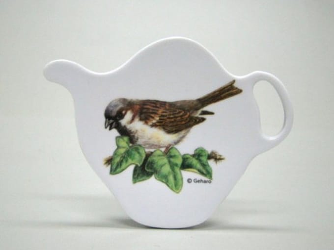 Geharo Theetipje Mus – Melamine – 10 x 7,5 cm – Theezakjes Houder