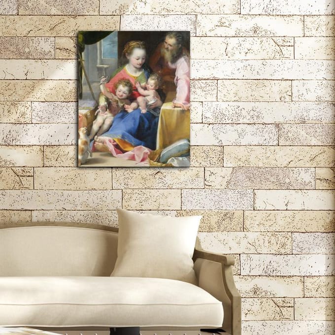 De Madonna van de kat Diamond borduurwerk 5D Diamond Craft schilderij Diamond Wall Art 20X30CM gray