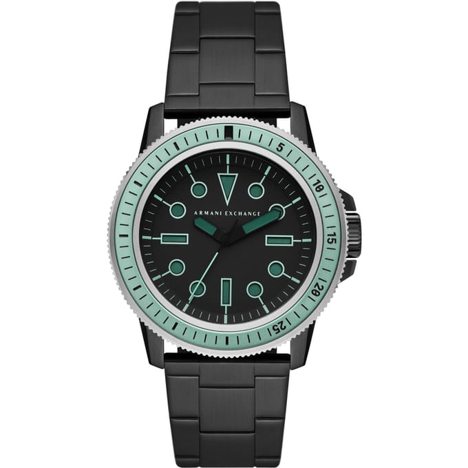 Armani Exchange Leonardo herenhorloge Zwart AX1858