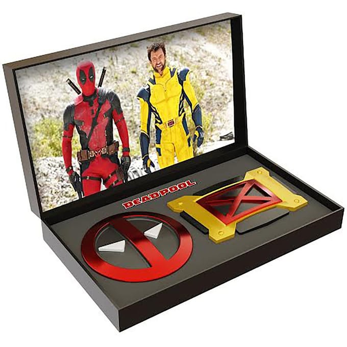 Deadpool and Wolverine Oversized Belt Icons Pin Set