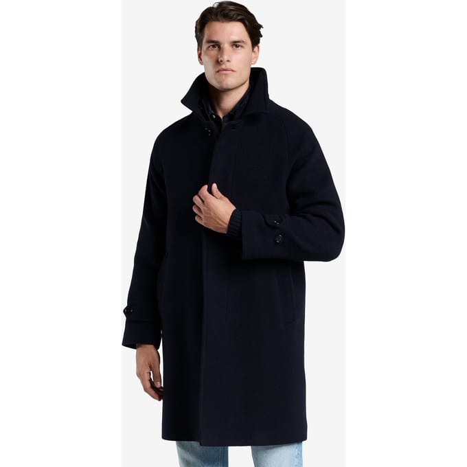 No Label Brimley Wool-nylon Navy Größe: M | Winterjacken Outlet | Herren | Blau