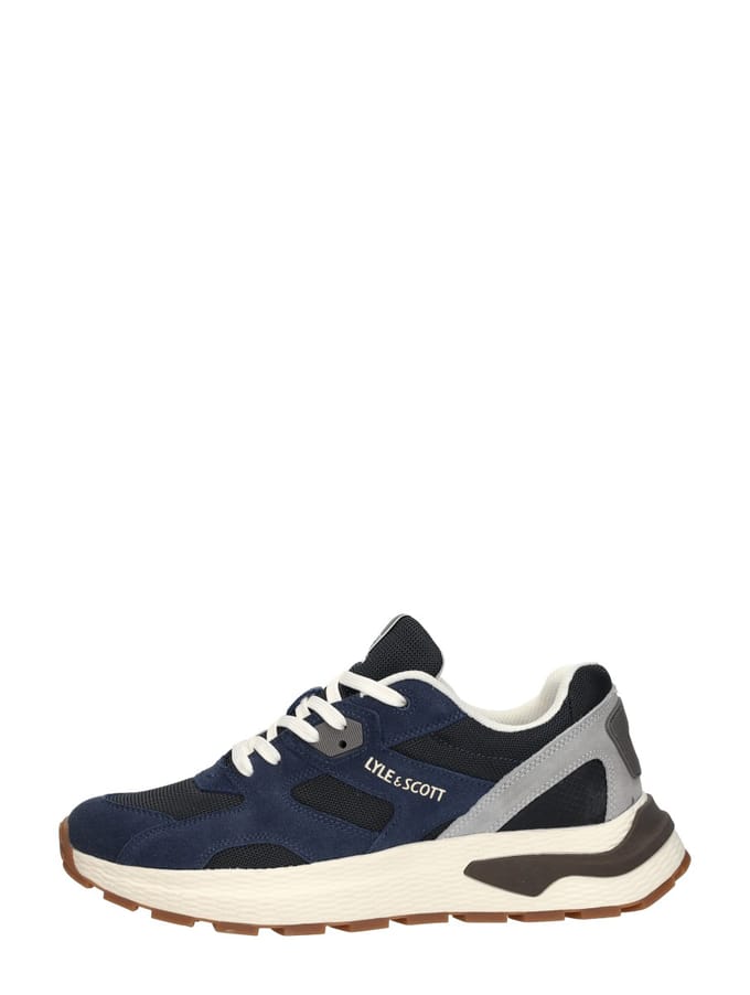 Lage Sneakers Lyle &amp; Scott Logan Sneakers Laag - blauw - Maat