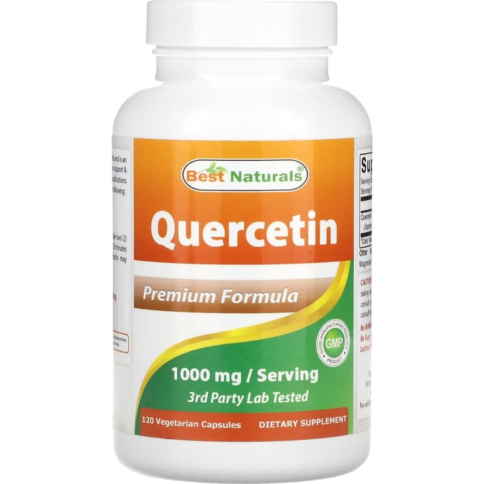 Quercetine, Plantaardige Capsules 120 (500 mg per capsule)