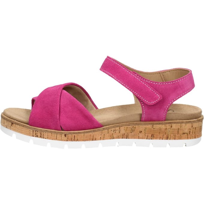 SUB55 Mia 01 Sandalen Plat - Fuchsia - Maat 37