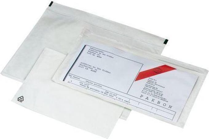 Paklijstenvelop IEZZY zelfklevend onbedrukt 170x110x25mm 250stuks