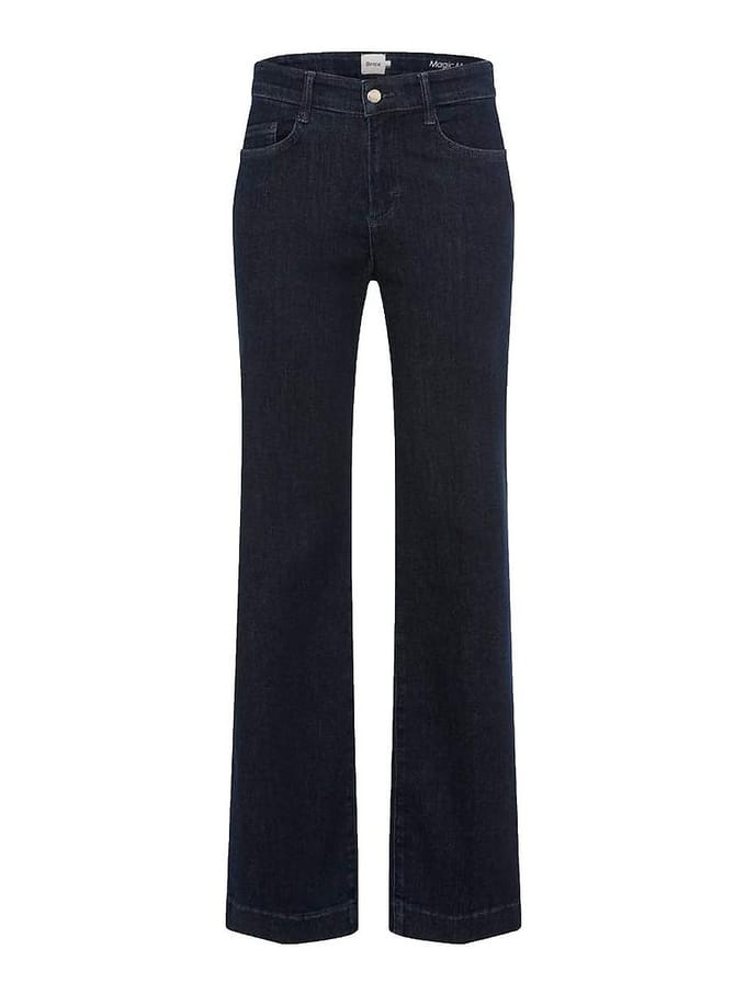 Brax Dames Jeans  Style MAINE CLEAN DARK BLUE, denim donkerblauw, maat 38