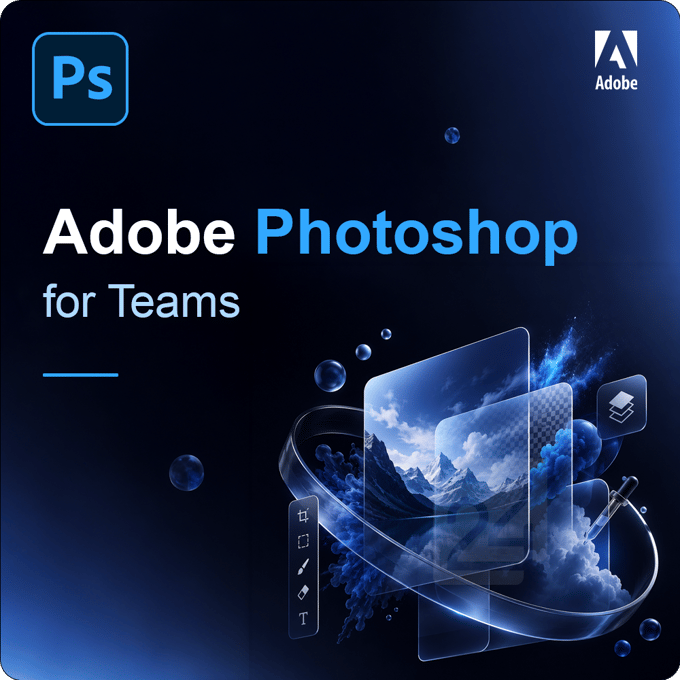 Adobe Photoshop for Teams EDU 100+ Gebruiker(s)