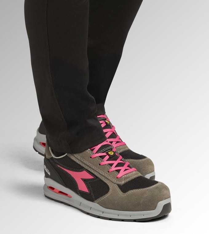 Diadora RUN A.BOX LOW S1PS FO SR SMOKE/BLACK 36