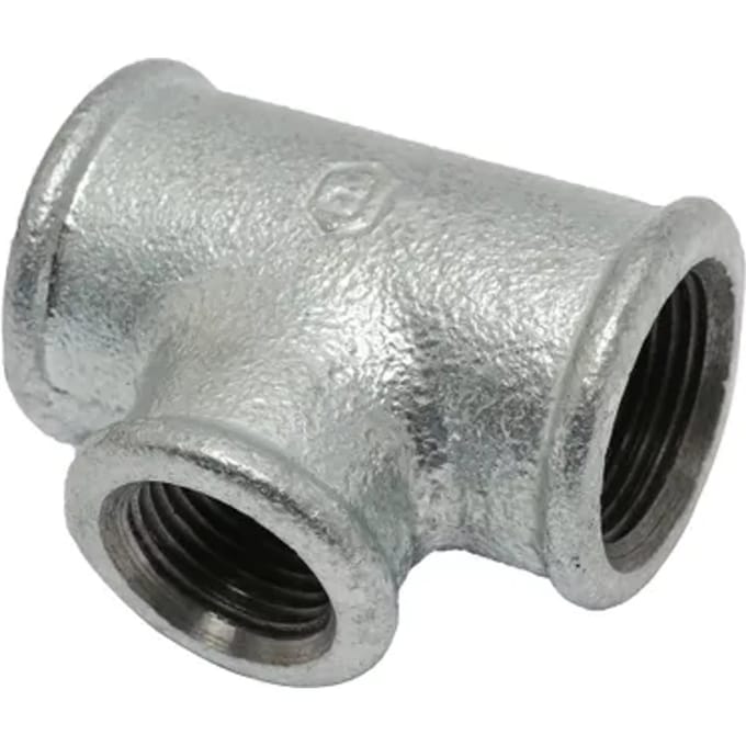 Sanivesk Galva T-stuk Verloop 3/4"fx1/2"fx3/4"f