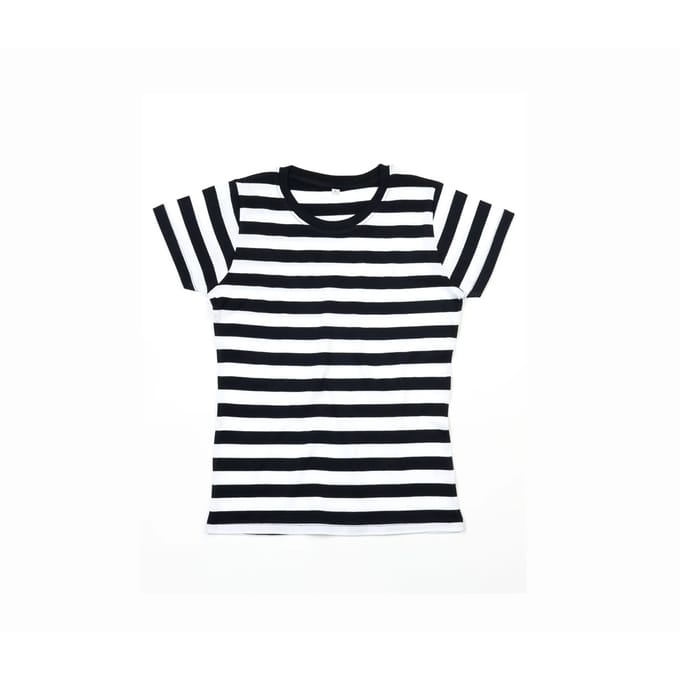 Gestreept dames-T-shirt Mantis