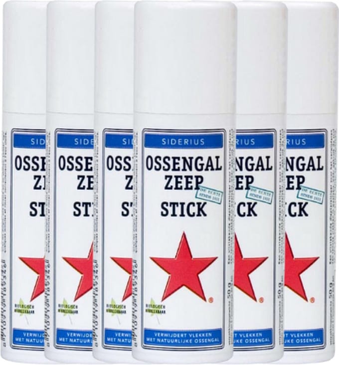 6 x Ossengal Zeep Stick 40 Gram Voordeelverpakking