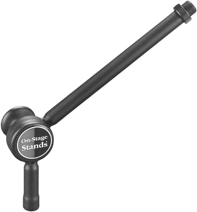 Mini Microfoon Boom Arm Zwart - Compact en Duurzaam