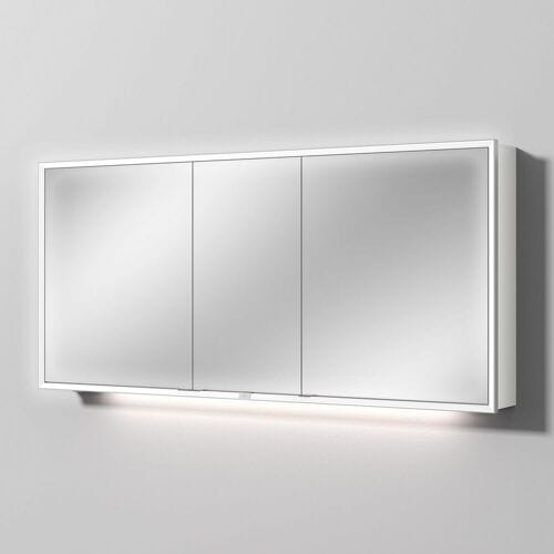 Sanipa Reflection melamine mirror cabinet MILO 160 with 3 doors AU03943