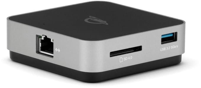 OWC 6-Port USB-C Travel Dock 100W- Space Gray (ethernet)