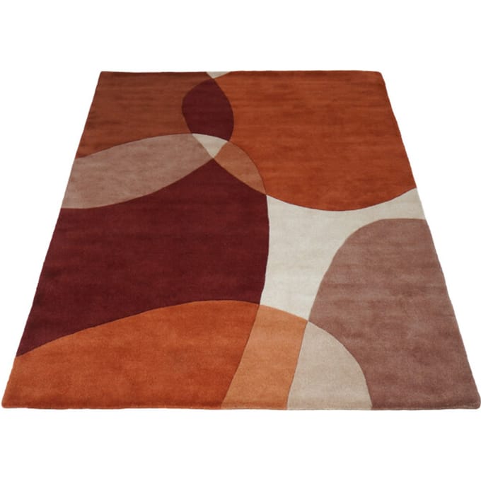 Veer Carpets Vloerkleed abstract /bruin 200 x 280 cm