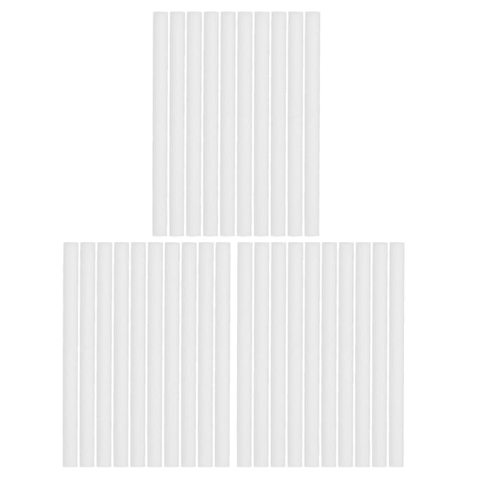 30 stuks wattenstaafjesfilterabsorberend voor luchtbevochtiger, mistverspreider en verstuiver (5x80mm) white
