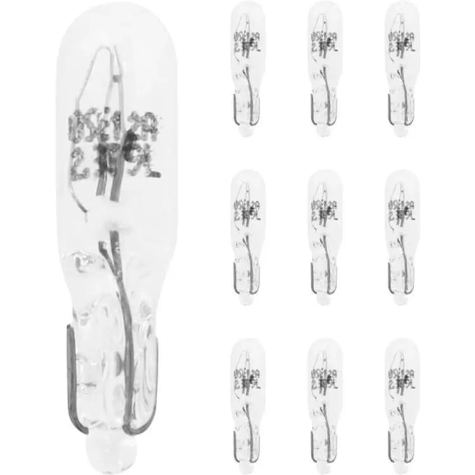 Doos met 10 standaard motorfietslampen Osram 12v 2,3w W2x4,6d W2,3w Wedge