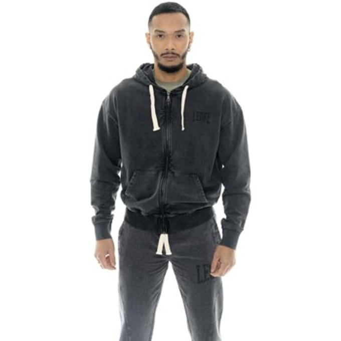 Capuchon sweaters Leone 1947 Man Hoody Full Zip Old Wash