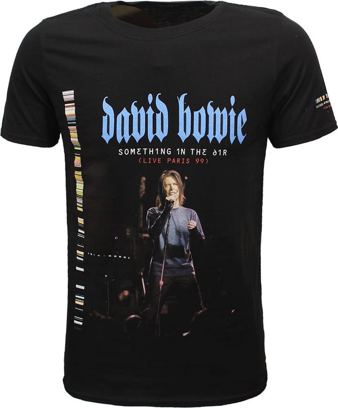 David Bowie Live in Paris T-Shirt - Officiële Merchandise - L