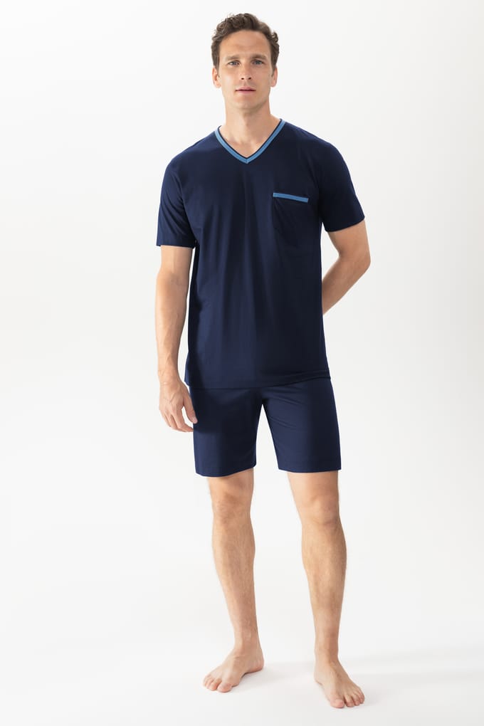Pyjama kort Serie Leongatha Yacht Blue
