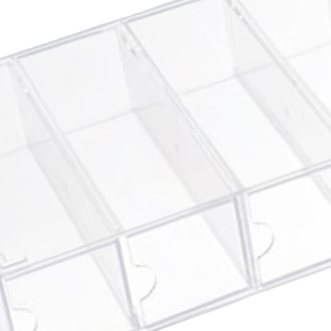 4 Laden Opbergdoos voor Brillen Transparant Acryl Stapelbare Zonnebril Display Houder white