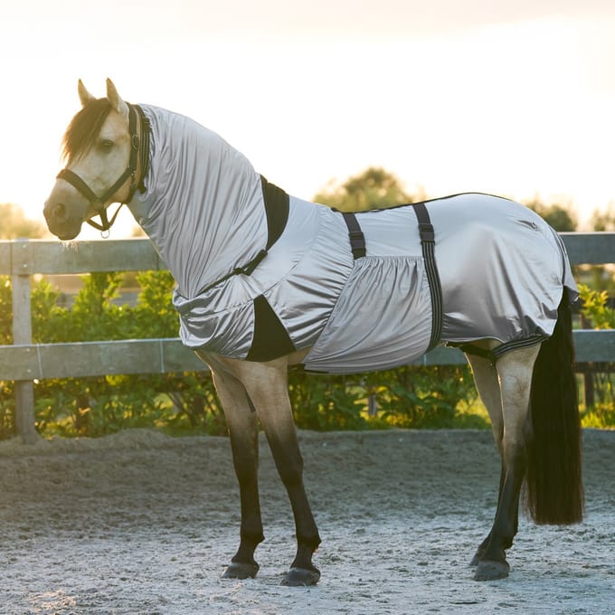 Imperial Riding - Eczeemdeken IRH - Silver - Maat 195