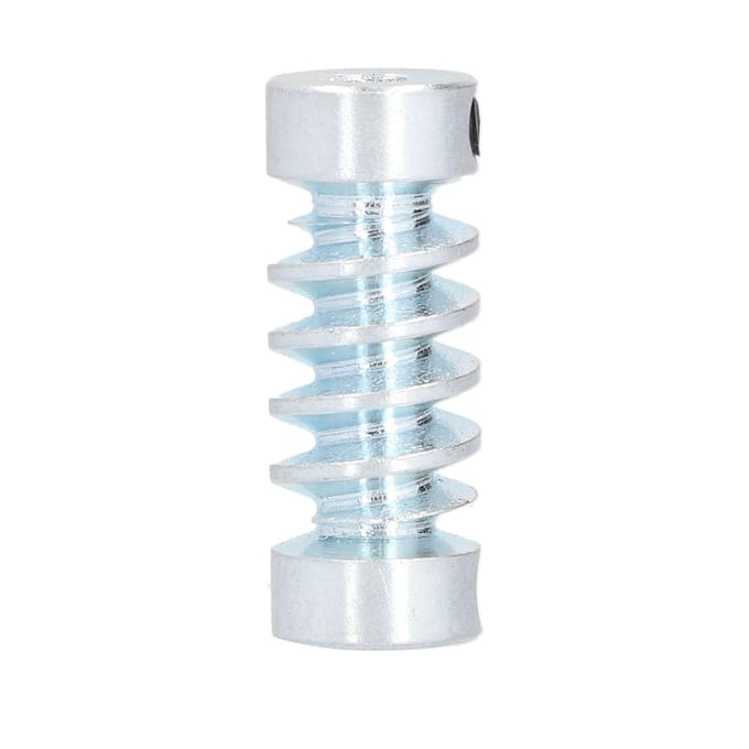 6mm Wormwielas D Gat RVS 1.5 Module Wormwielas voor Aandrijfaccessoires white
