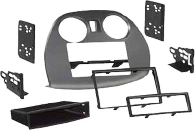 2-DIN Paneel geschikt voor Mitsubishi Eclipse (4G) 2005-2012 Kleur: Zwart (METRA)