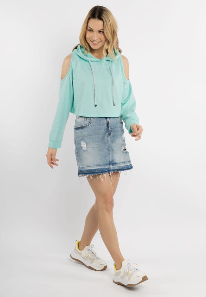IZIA Cropped Hoodie eyota
