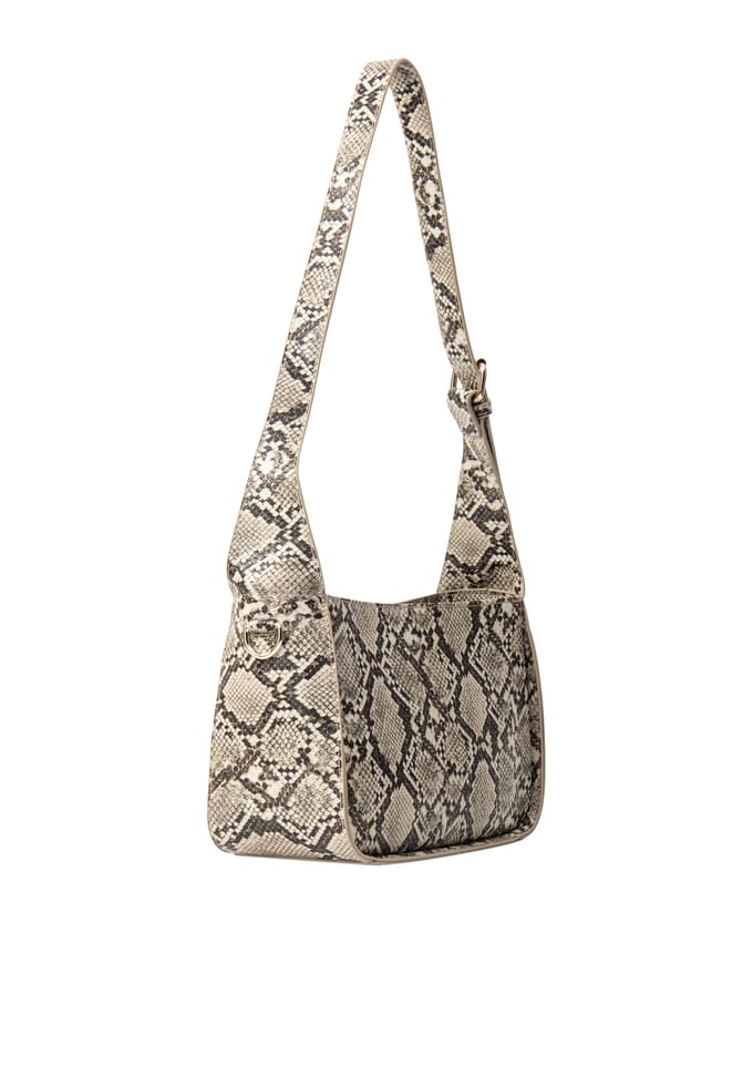 Faina Schoudertas Dames Beige Veelkleurig