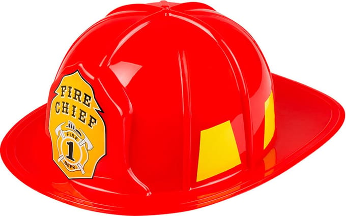 Boland - Helm 'Fire chief' - 59 - Volwassenen - Vrouwen - Brandweer